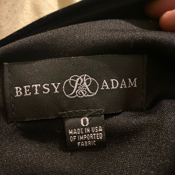 Velvet Black Prom Dress - Picture 5 of 6